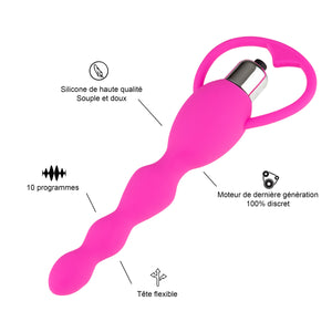 Pleasure - Vibrador Anal e Vaginal