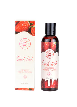 Gel Comestible Sexe Oral - Saveur Fraise